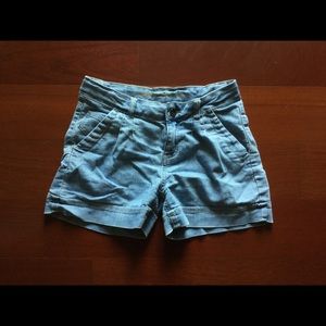 Blue jean shorts